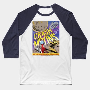 MST3K Mystery Science Promotional Artwork - Crash of the Moons Baseball T-Shirt